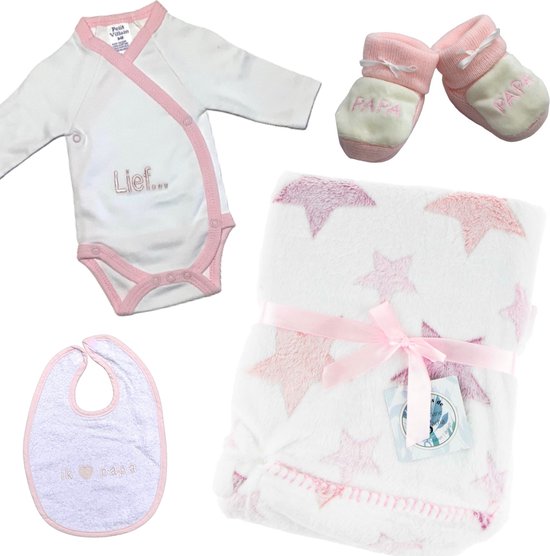 Kraampakket / Baby cadeauset - 4 delig - PAPA