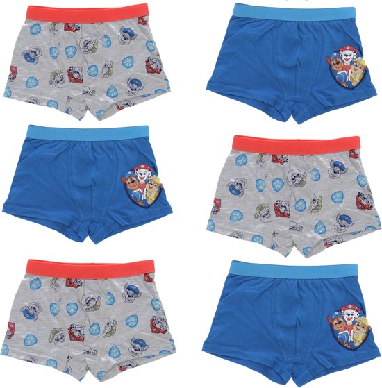 Paw Patrol Boxershorts - 6 Stuks