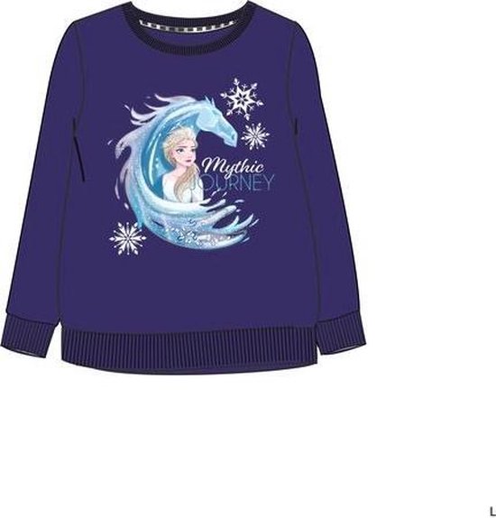 Disney Frozen 2 sweater Elsa en The Nokk - donkerblauw