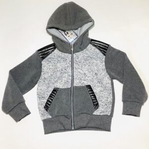S&C vest - met imitatieleren accenten