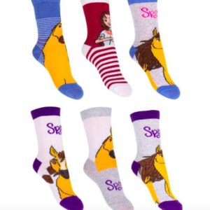 Spirit Riding free sokken - 6 pack - Maat 23/26