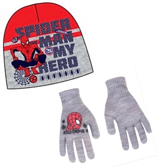 Marvel Spiderman Set - Muts + Handschoenen