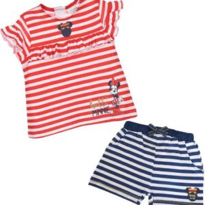 Minnie Mouse baby set - stripes