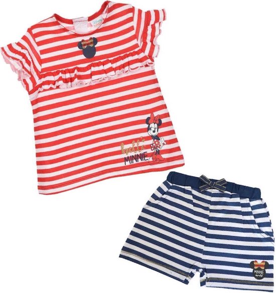 Minnie Mouse baby set - stripes