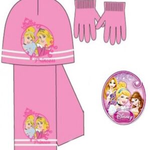 Disney Princess 3-Delige Set - Muts + Sjaal + Handschoenen