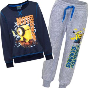 Minions Joggingpak / trainingspak - blauw/grijs