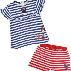 Minnie Mouse baby set - stripes