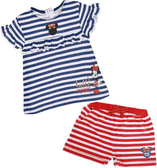 Minnie Mouse baby set - stripes
