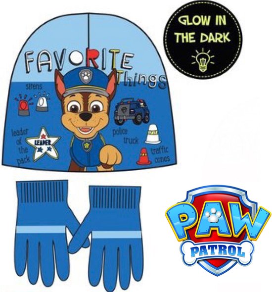 Paw Patrol Set - Muts + Handschoenen