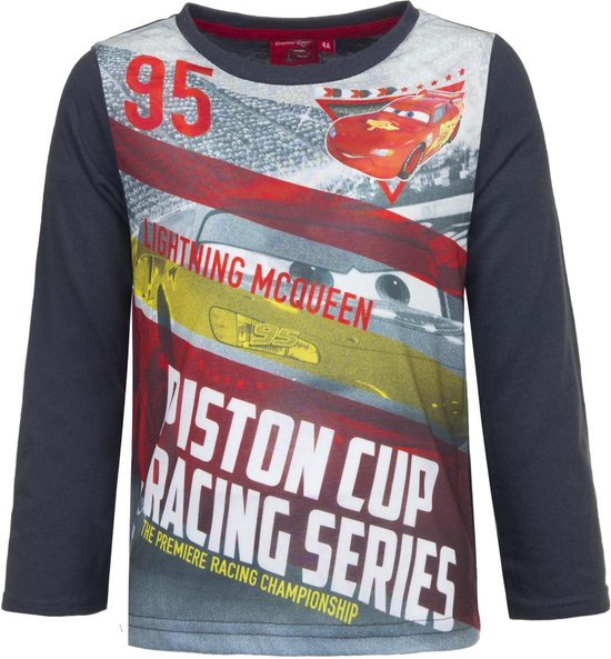 Disney Cars shirt met lange mouw - donkergroen