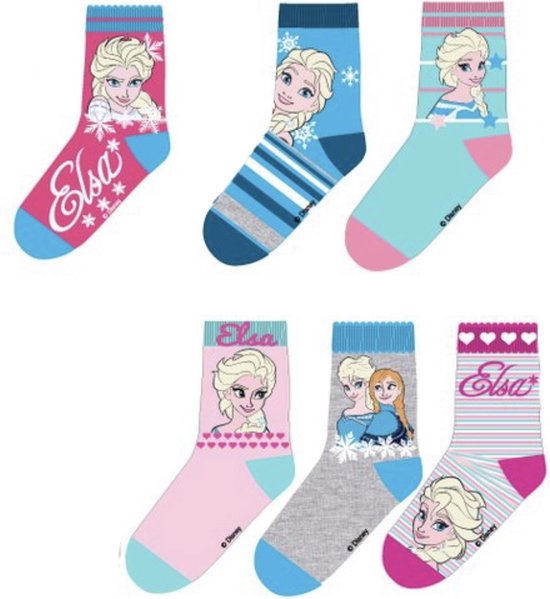 Disney Frozen Sokken - 6 Paar - Maat 27/30