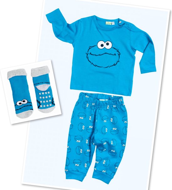Sesamstraat babyset 3-delig - Koekie Monster