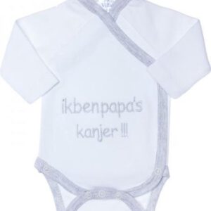 Petit Villain romper - Ik ben papa's kanjer!!! - Maat 56/62
