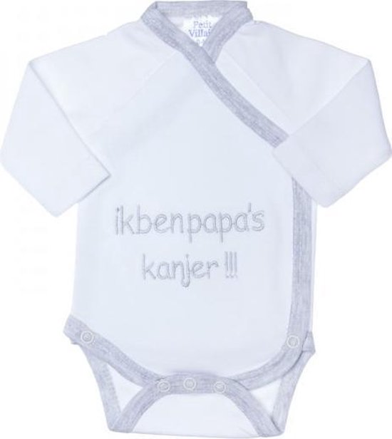 Petit Villain romper - Ik ben papa's kanjer!!! - Maat 56/62
