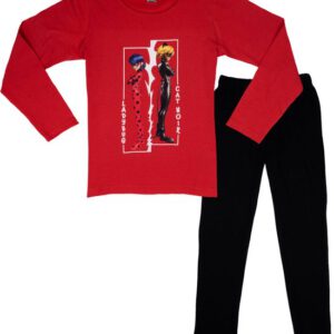 Miraculous Ladybug Pyjama - Rood/Zwart
