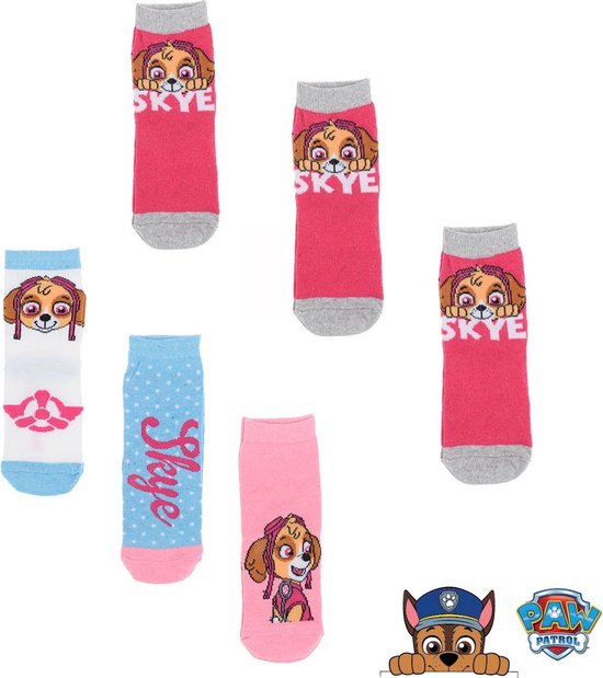 Paw Patrol sokken - 6 paar - Maat 31/34