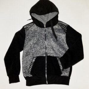 S&C vest - met imitatieleren accenten