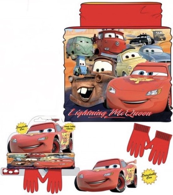 Disney Cars Set - Nekwarmer + Handschoenen