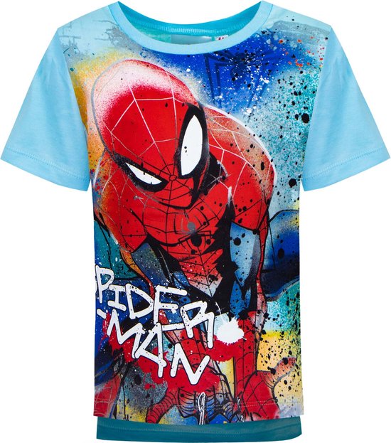 Marvel Spiderman Shirt - Korte mouw
