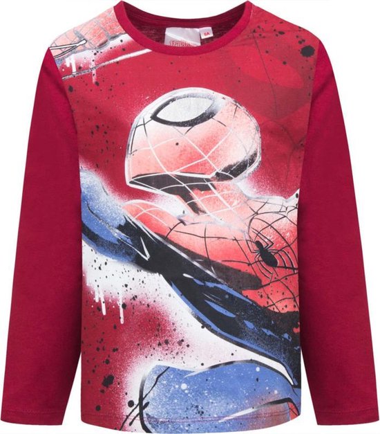 Spiderman  shirt met lange mouw