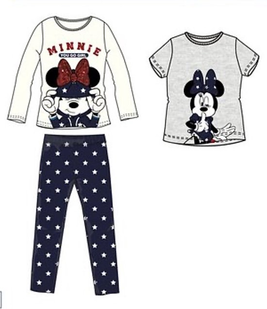 Disney Minnie Mouse Pyjama Set - 3-delige pyama