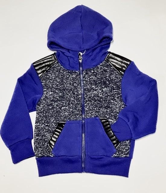 S&C vest - met imitatieleren accenten