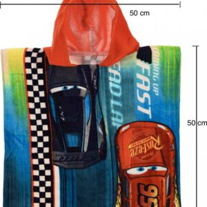 Disney Cars Poncho / Badponcho - 100% katoen