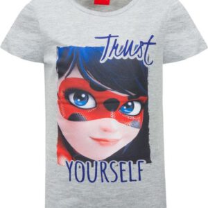 Miraculous Ladybug T-shirt - grijs
