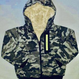 Vest / herfstjas camouflageprint groen - Maat 110/116