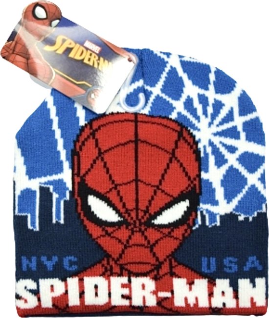 Marvel Spiderman Muts - Blauw