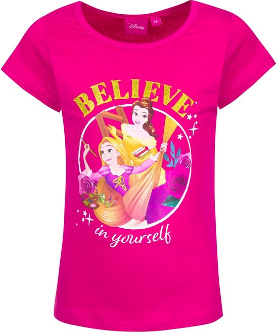 Disney Princess t-shirt fuchsia