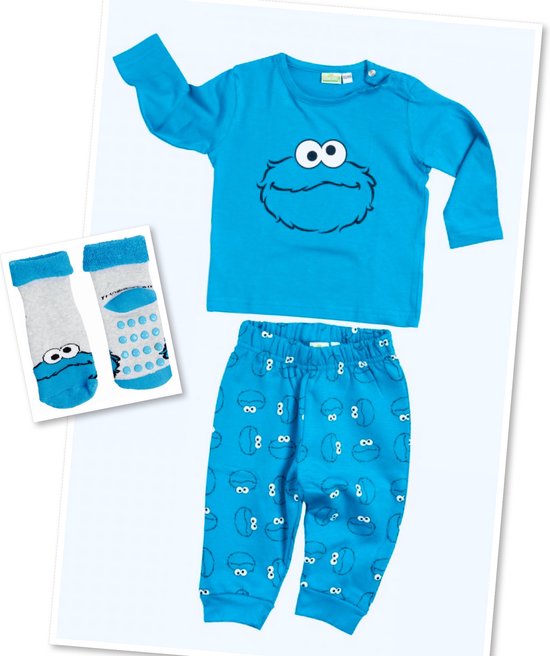 Sesamstraat babyset 3-delig - Koekie Monster