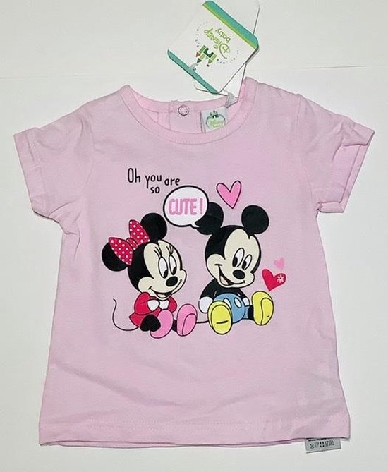 Disney Minnie Mouse t-shirt - roze