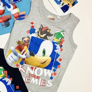 Sonic the Hedgehog Mouwloos Jongens Shirt