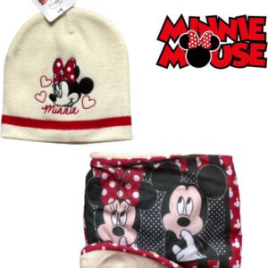 Minnie Mouse set / winterset - Muts + Colsjaal/Nekwarmer