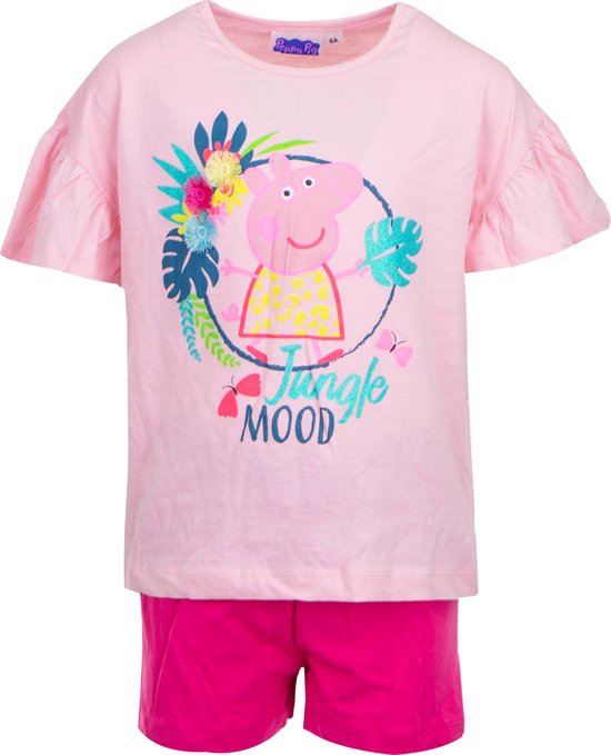 Peppa Pig Pyjama / Shortama - Roze