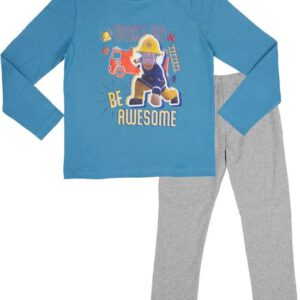 Brandweerman Sam Pyjama - Blauw/Grijs