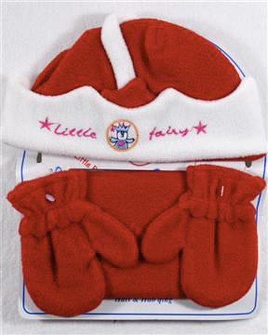 Baby winterset muts+sjaal+wantjes maat 44-48 cm (0-1 jaar)