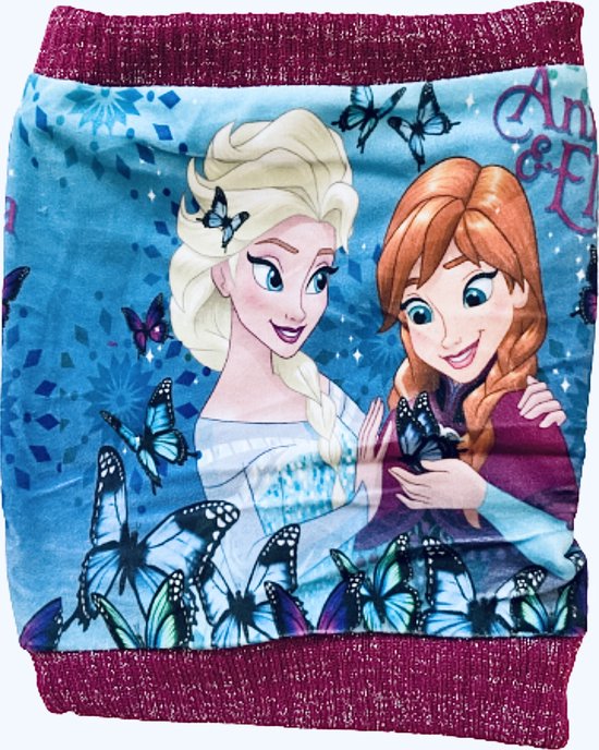 Disney Frozen Nekwarmer / Colsjaal - Donkerroze