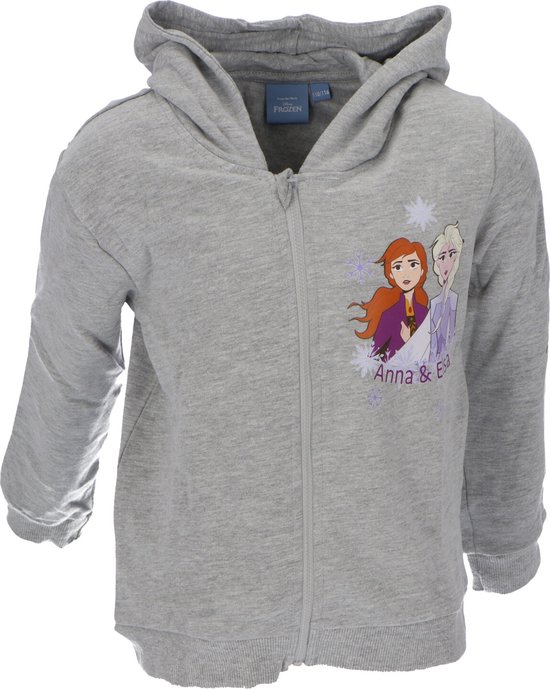 Disney Frozen Vest - Grijs - Maat 122/128