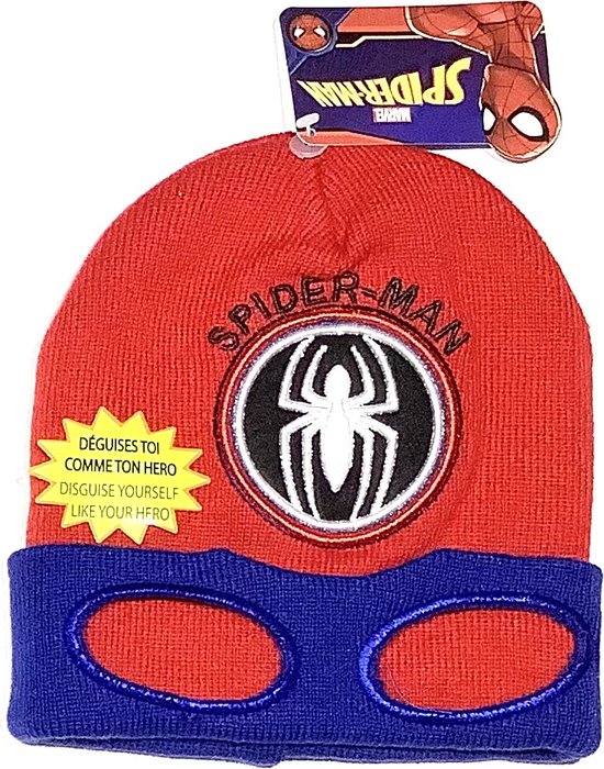 Marvel Spiderman Muts - rood/blauw