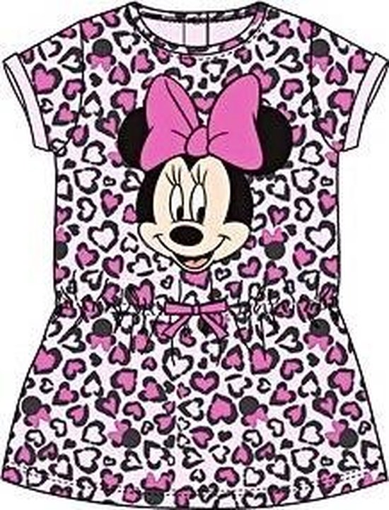 Disney Minnie Mouse jurkje - hartjesprint