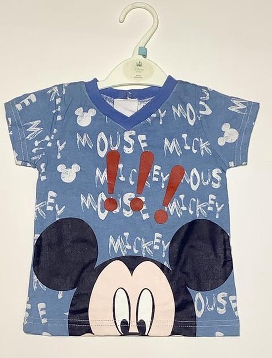Disney Mickey Mouse t-shirt - !!! blauw