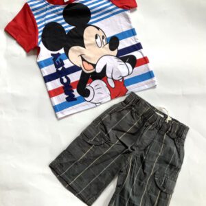Disney Mickey Mouse set - antraciet/rood