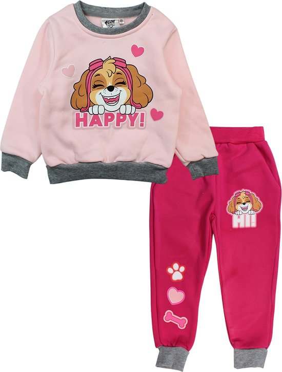 Paw patrol joggingpak - roze