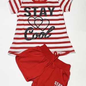 Hello Girl set 'stay cool' maat 140