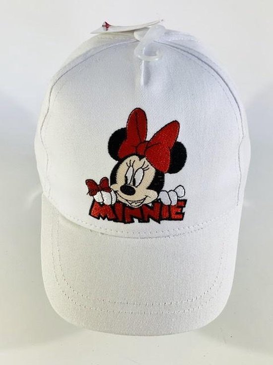 Disney Minnie Mouse cap - Wit - 54 cm