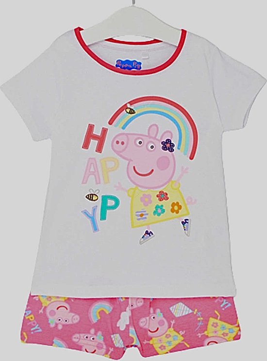 Peppa Pig Set / Shortama - Happy