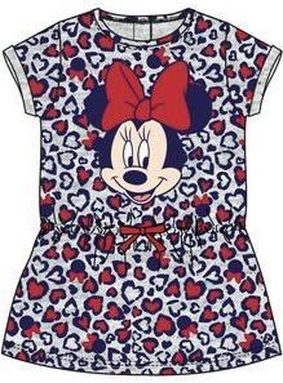 Disney Minnie Mouse jurkje - hartjesprint