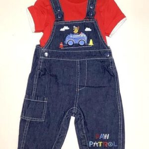 Paw Patrol tuinpak / salopette - geborduurd